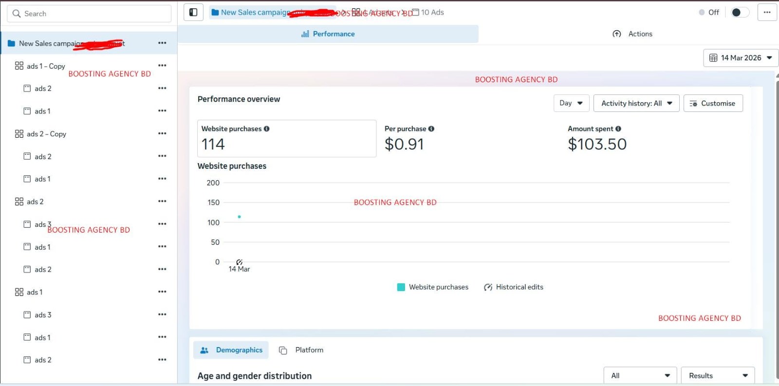 Single-Day Flash Scaling Sales Campaign (114 Purchases) Single-Day Flash Scaling Sales Campaign — 114 Purchases at $0.91 — Boosting Agency BD